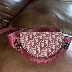 Belt Bag with refurbished Authentic Dior Fabric
